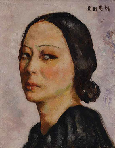 Self-Portrait, Georgette Chen, Singapore, c. 1946, oil on canvas