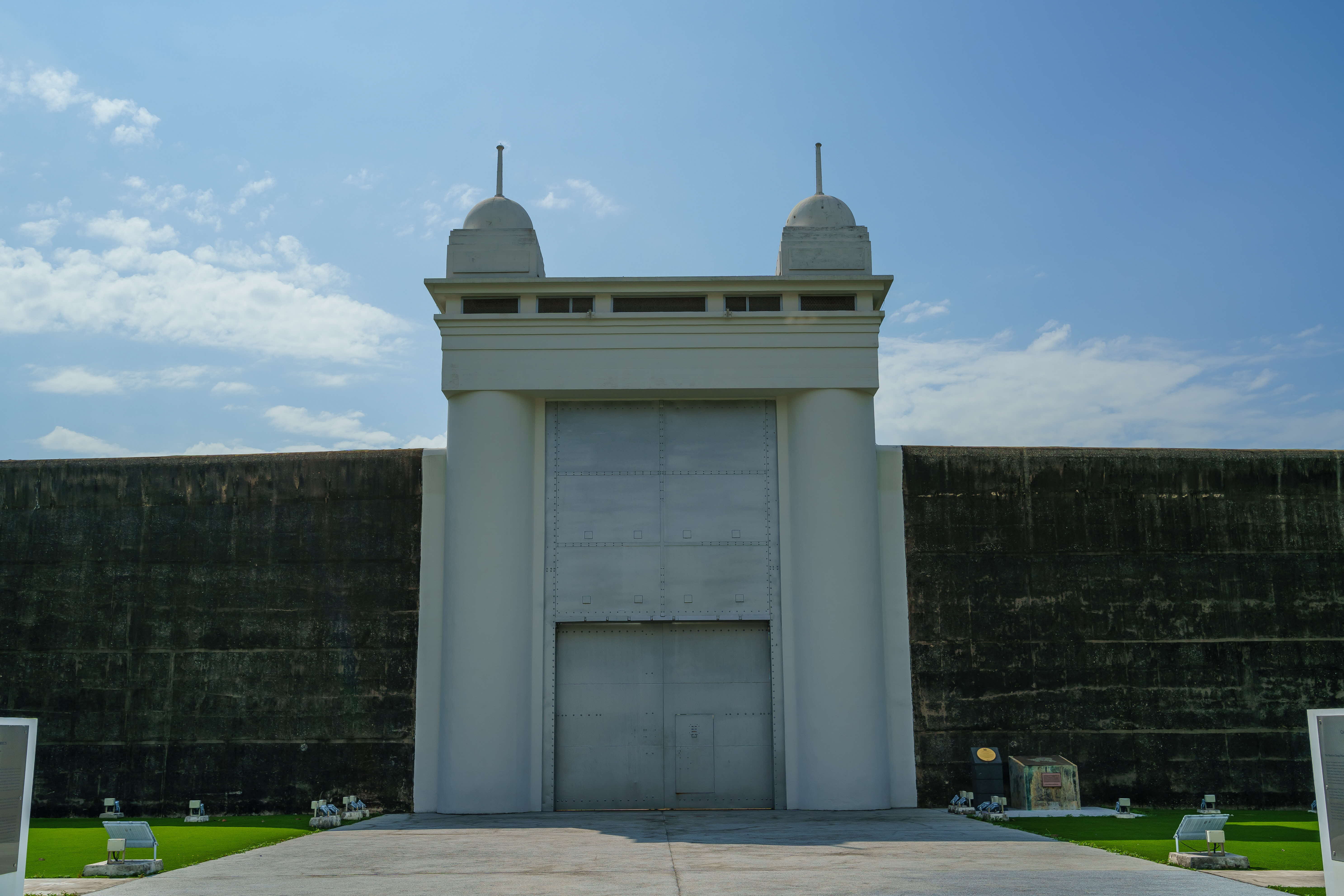 Changi Prison was the last penal institution built by the colonial government. Established as a response to overcrowding in Pearl’s Hill Prison and Outram Prison in 1936, the prison was also used as a place of interment for POWs during the Japanese Occupation. The prison underwent redevelopment in the 1970s and 1980s, and a stetch of the original prison wall, entrance gate and two turrets were preserved and gazetted as a National Monument in 2016.   Image courtesy of Singapore Prison Service