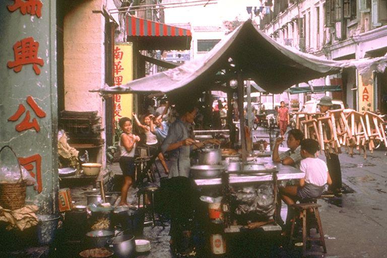 Street hawkers at Trengganu Street