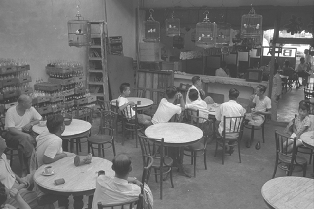 A coffee shop in Chinatown, 1965