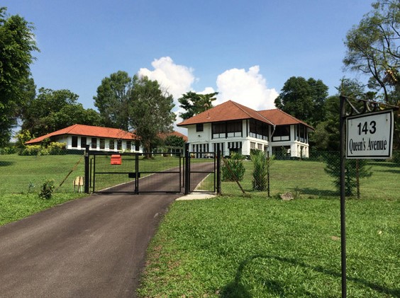 Black and White House in Sembawang