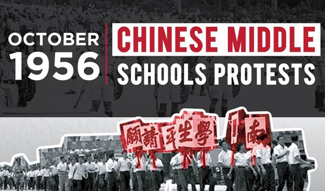 Chinese Middle Schools Protests