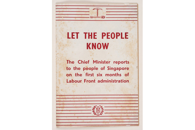 David Marshall Chief Minister's Report