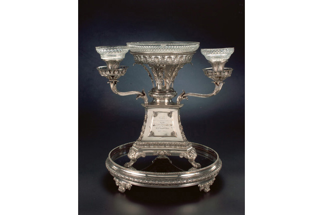 Silver Epergne for William Farquhar