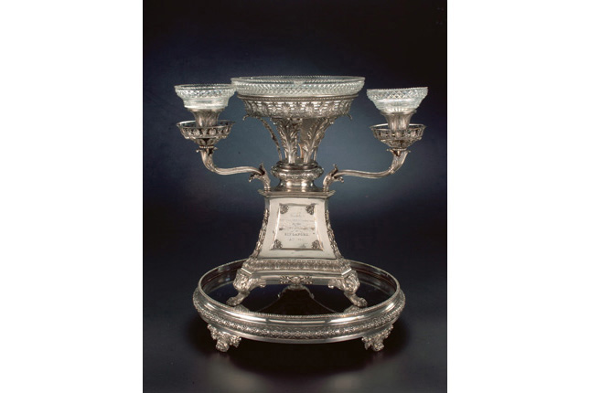 Silver Epergne for William Farquhar