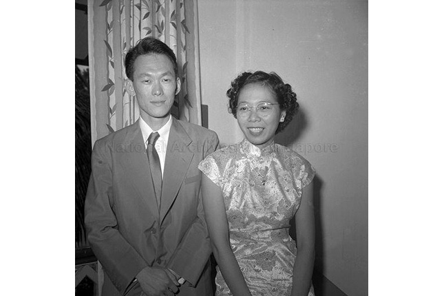 Lee Kuan Yew with Mdm Kwa Geok Choo