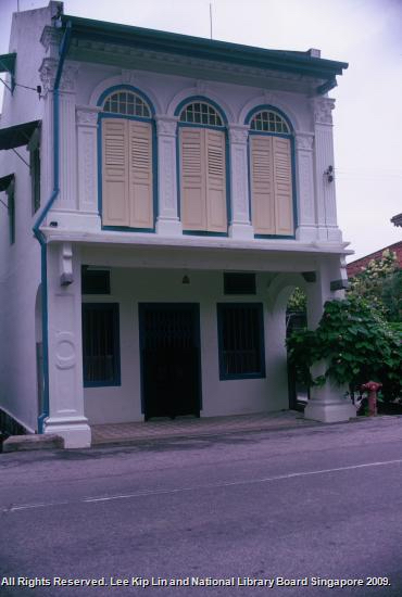 Emerald Hill Road shophouse, 1970 : general view