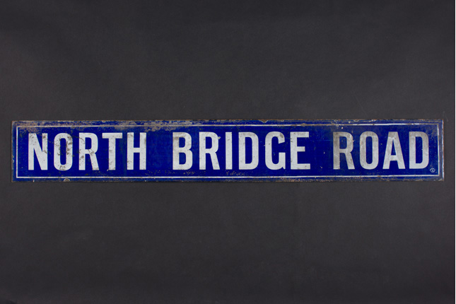 Street Sign of North Bridge Road