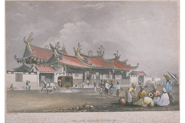 Chinese Temple Singapore 1842