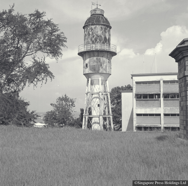 Fort Canning Lighthouse 1966 Courtesy of Singapore Press Holdings