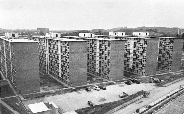 Housing and Development Board (HDB) flats - Blocks 24, 25, 26, 27 and 28 in Tanglin Halt, 1962