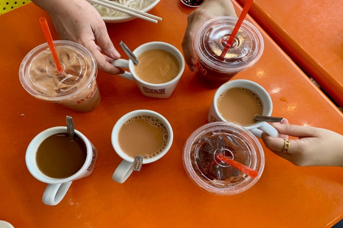 Various types of the commonly found at Hawker Centres and coffeeshops.