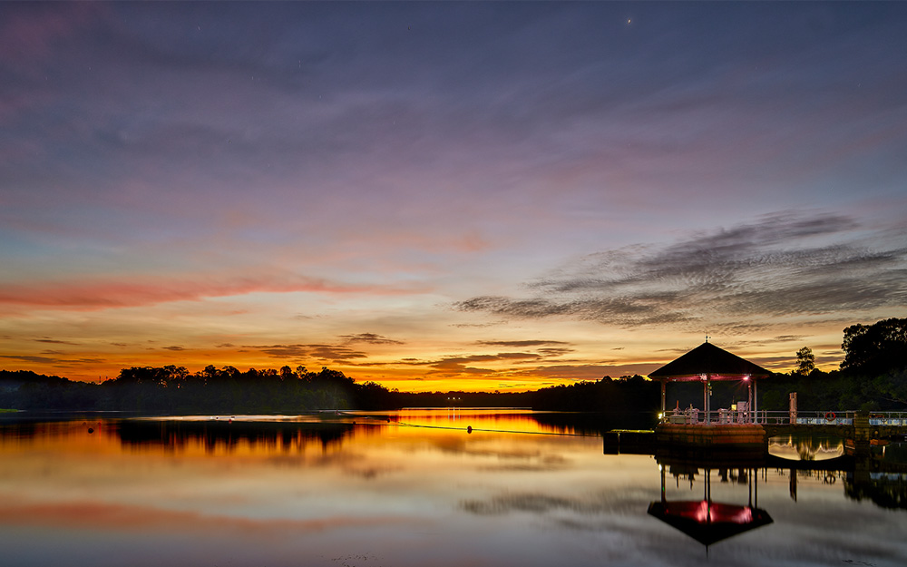 Originally named Kalang River Reservoir, it was completed in 1910 and officially opened in 1912 as Singapore's second impounding reservoir.