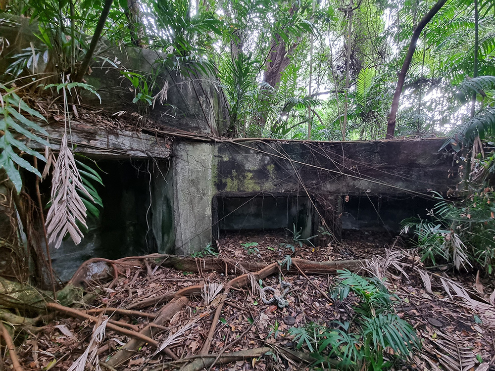 Interior of Gun Emplacement, 2023. Image courtesy of Sentosa Development Corporation.