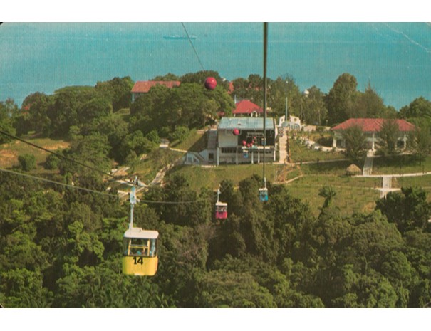 The Singapore Cable Car is a gondola lift system that connects the mainland of Singapore to Sentosa. Inaugurated on 15 February 1974 by former Deputy Prime Minister Goh Keng Swee, it was one of the earliest development projects of Sentosa to be completed.