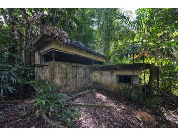 From the early 19th century, the hills of Siloso and Serapong, standing watch over the western and eastern approaches to Singapore respectively, had been identified as suitable sites for military fortifications. Mount Serapong was also the highest point on Blakang Mati, reaching 92 metres at its summit. An infantry redoubt thought to have been completed in the early 1880s was the first defensive work here. In the early 1880s, the British War Office approved a new battery on Serapong, which became operational in 1887.