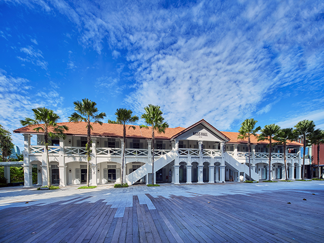 Among the oldest buildings in Sentosa are the former barracks along what is today Gunner Lane and Larkhill Road. In maps dating to the 1890s, these blocks appear as Soldiers Blocks and Married Soldiers Quarters, accommodating the non-officer ranks.