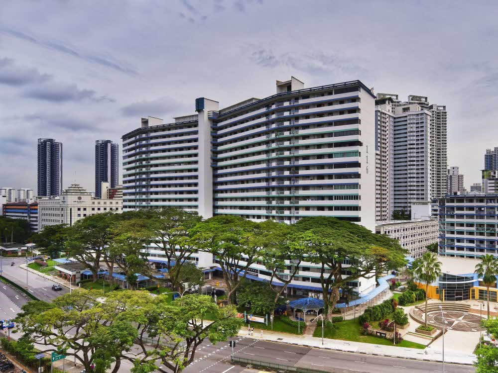 Known for its unusual bat-shaped design, Block 116 is unique as most blocks were built based on a linear design in the early 1960s. Block 116 also features extended corridors, a characteristic of early HDB designs that have become less common today.