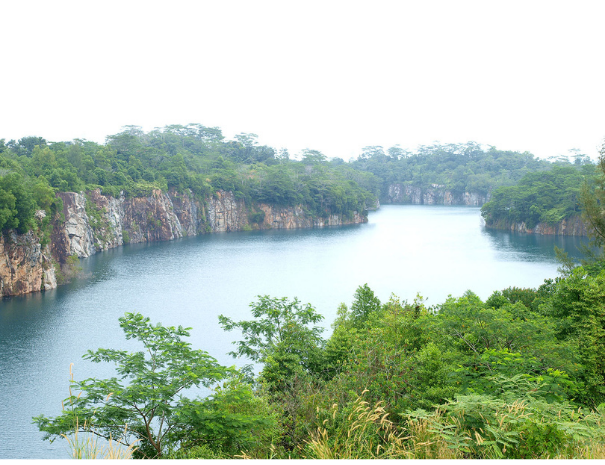 Pekan Quarry is one of Pulau Ubin's oldest quarries.