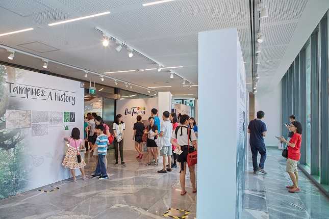 Located on the second floor of Tampines Regional Library, Our Tampines Gallery is a community gallery developed by the National Heritage Board in partnership with Tampines residents. 