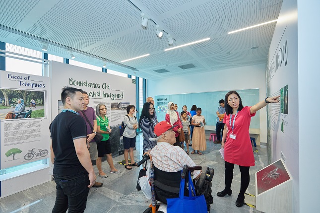 Located on the second floor of Tampines Regional Library, Our Tampines Gallery is a community gallery developed by the National Heritage Board in partnership with Tampines residents. 