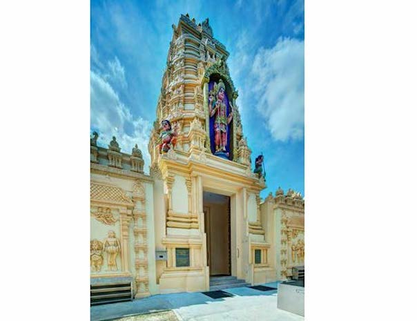 Sri Vairavimada Kaliamman Temple is one of the oldest Hindu temples in Singapore.