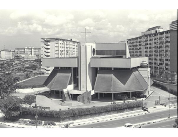 Opened in 1971, the Church of the Risen Christ was the first church in Toa Payoh.
