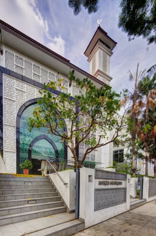 Masjid Muhajirin opened in 1977 and was the first mosque in Singapore to be built with financial contributions from the Mosque Building Fund scheme.