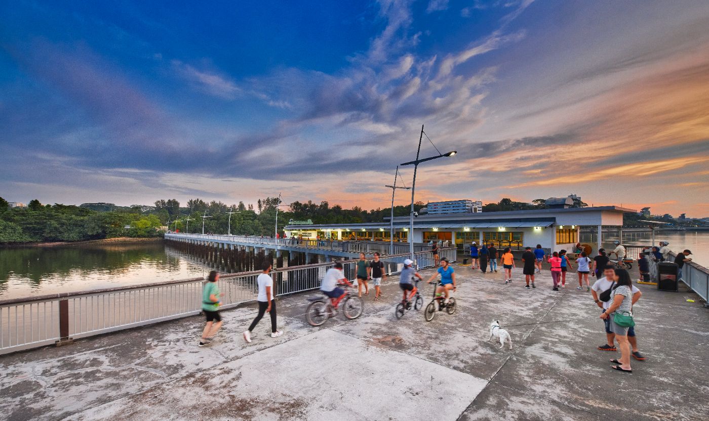 Completed in 1966, the former Malaysian Base Jetty is a 400-metre-long structure that was once part of a Malaysian naval base called KD Malaya.