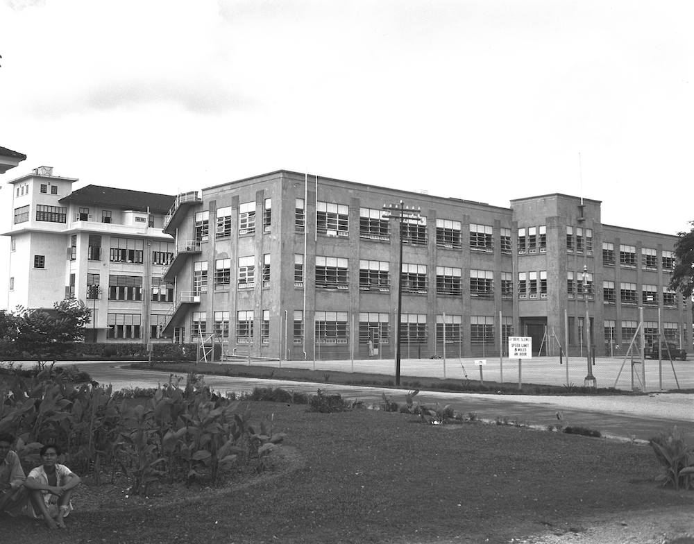 Block 3 of the former KK Hospital, which formed the original façade along Bukit Timah Road, 18 June 1950. Courtesy of the National Archives of Singapore.