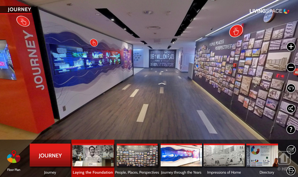 Check out the 360-degree interactive HDB LIVINGSPACE virtual gallery online!