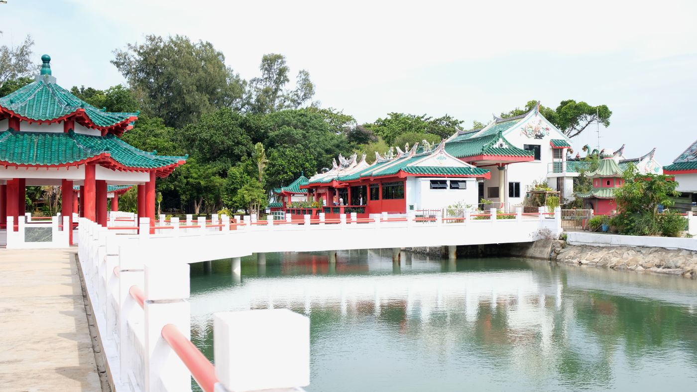 The front of the Tua Pek Kong Temple on Kusu Island.