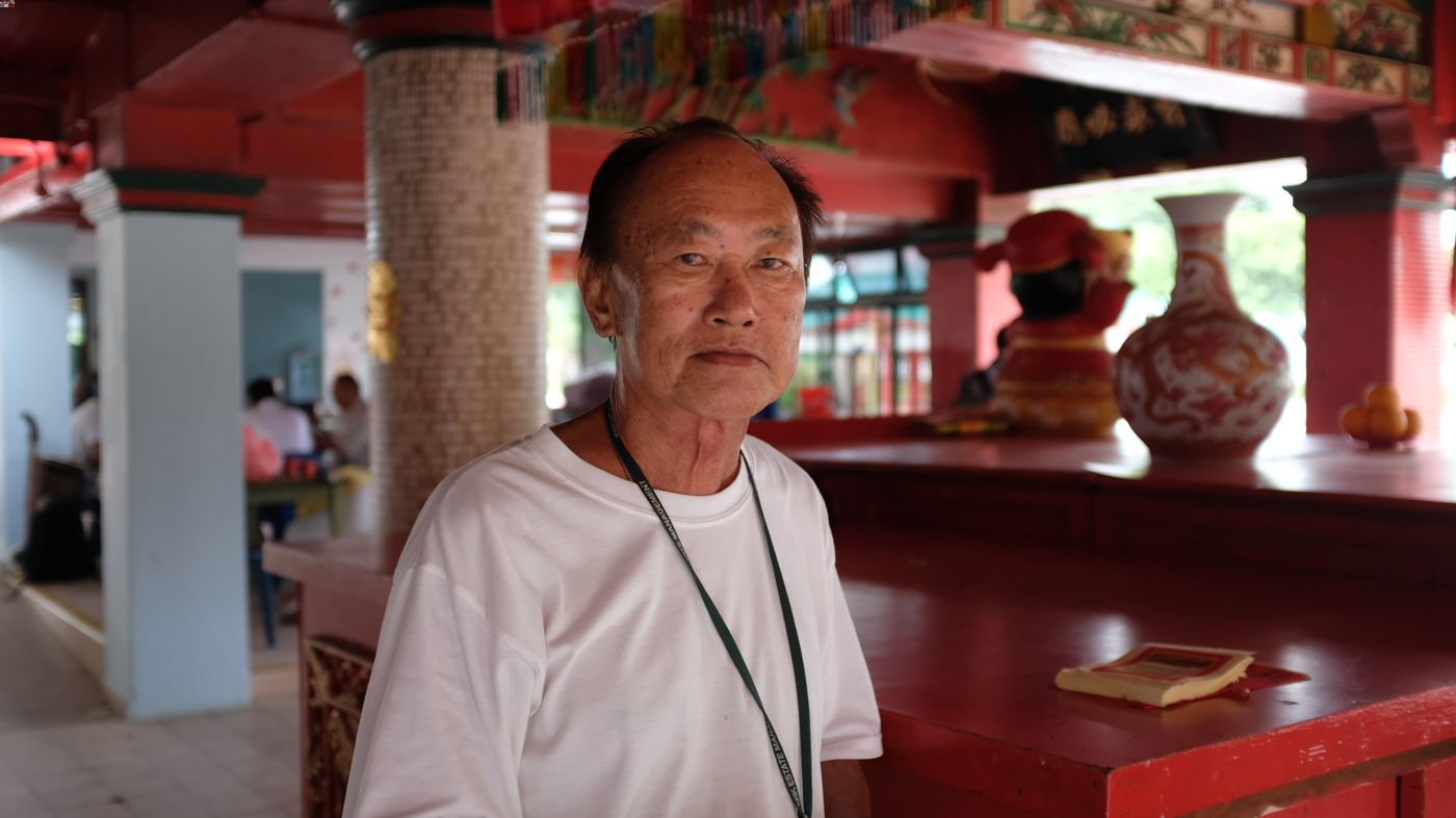 Mr Seet Seng Huat has been the caretaker of the Tua Pek Kong Temple on Kusu Island since 1986.