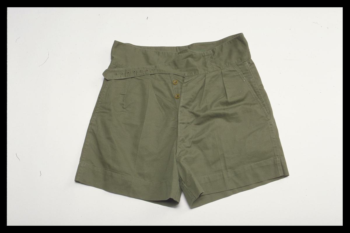Maat 1 Kleding Gender-neutrale kleding volwassenen Shorts Originele jaren 1970 British Army 1950 Patroon Khaki Drill Shorts 