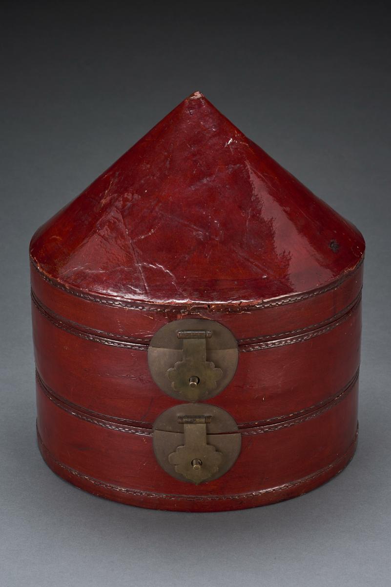 Antique Chinese Hat Box