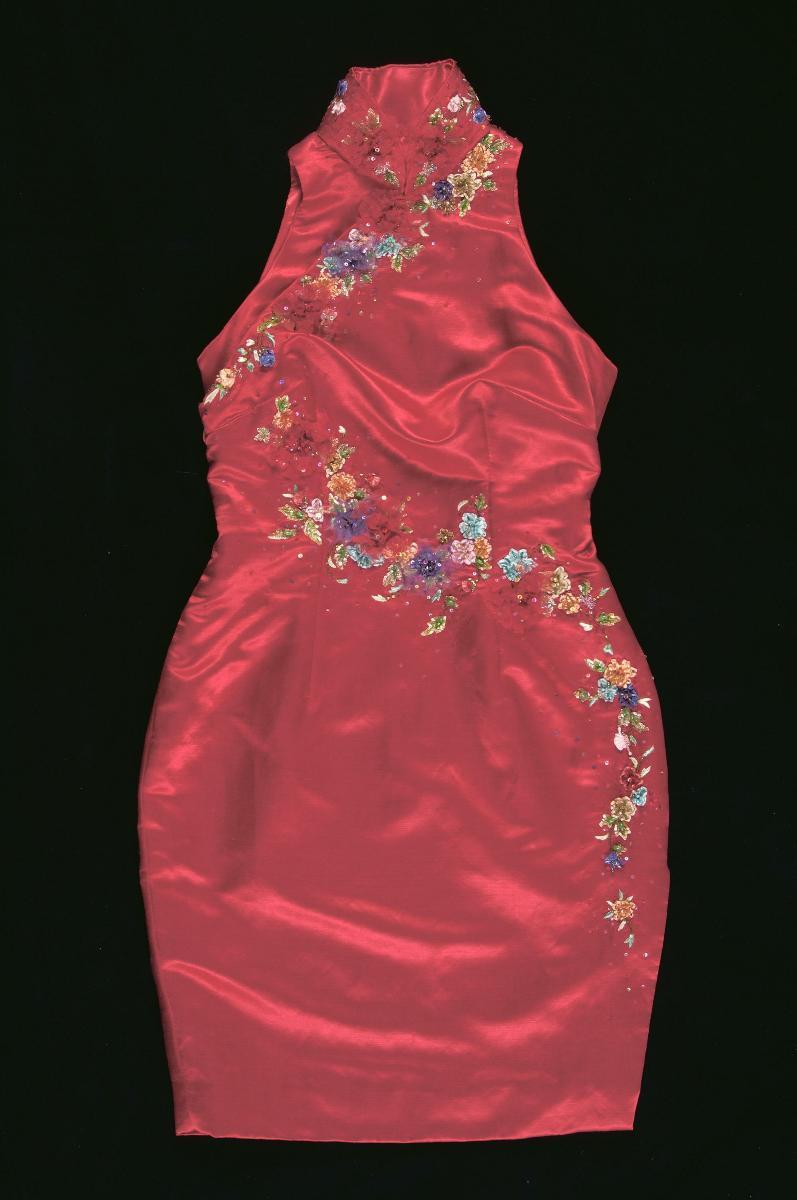 halter neck cheongsam