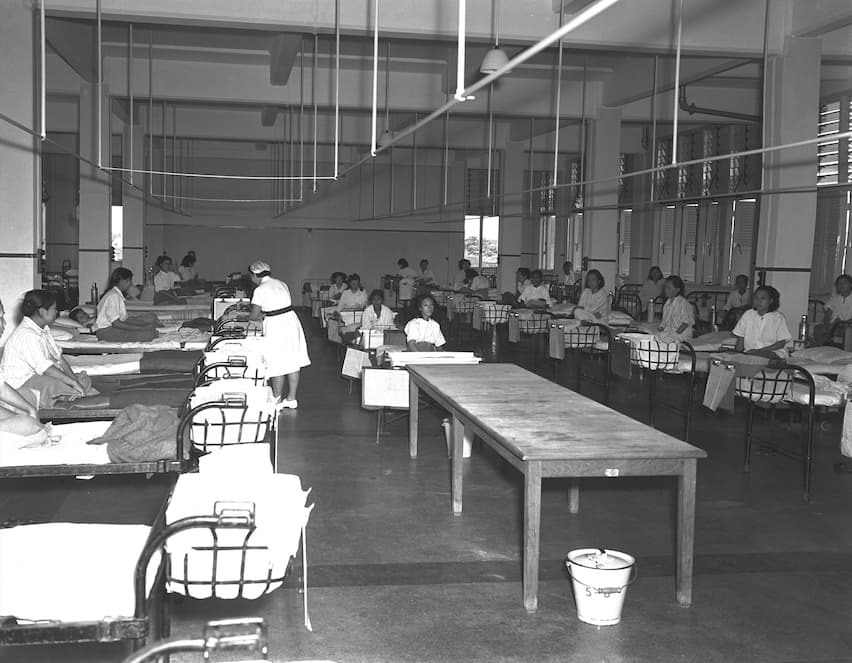 Nightingale Ward in Block 2, Kandang Kerbau Hospital