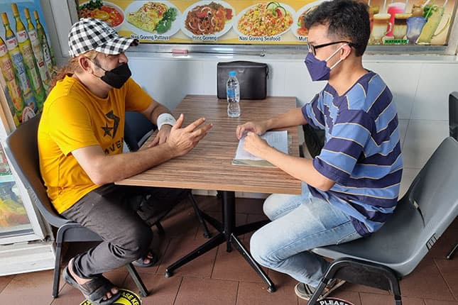 Volunteer Interview at Victory Restaurant