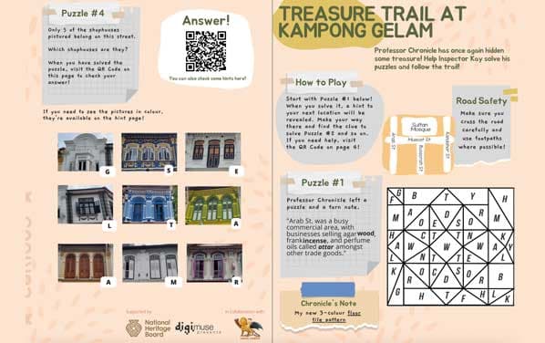Walk around and discover the Malay Heritage Centre and the Sultan Mosque area, and stop Professor Chronicle from wreaking havoc on history in this virtual escape room titled The Timeslip Restoration! <a href="http://www.curiouschimeras.com/kggelam/">Play now!</a>