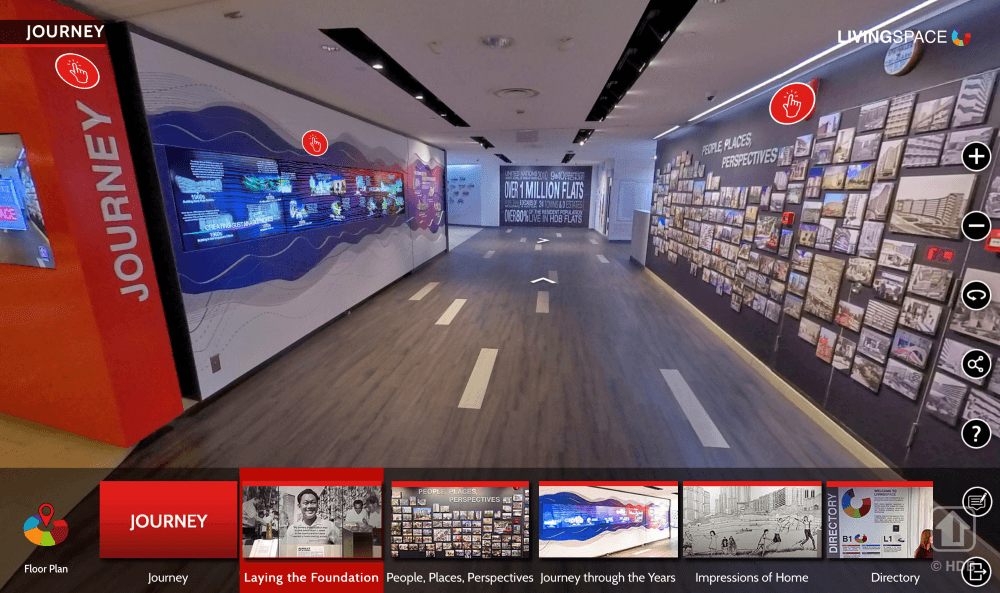 Check out the 360-degree interactive HDB LIVINGSPACE virtual gallery online!