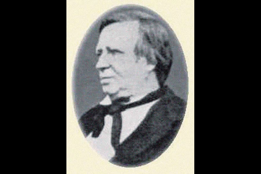 <p style="text-align: justify;"><strong>A portrait of William Montgomerie.</strong><br>
Courtesy of the Plastics Historical Society