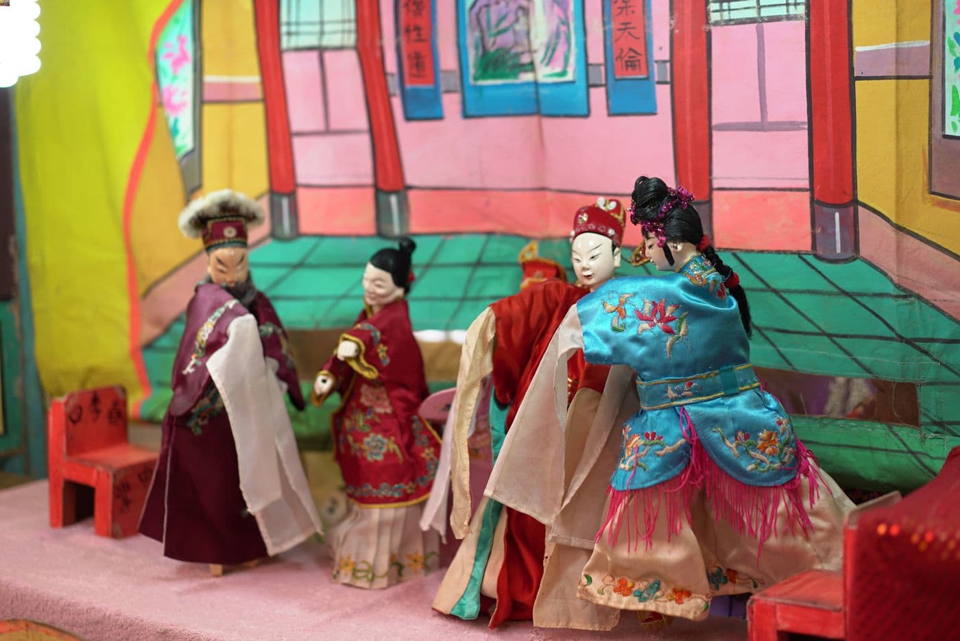 Hokkien glove puppets by Si Ji Chun