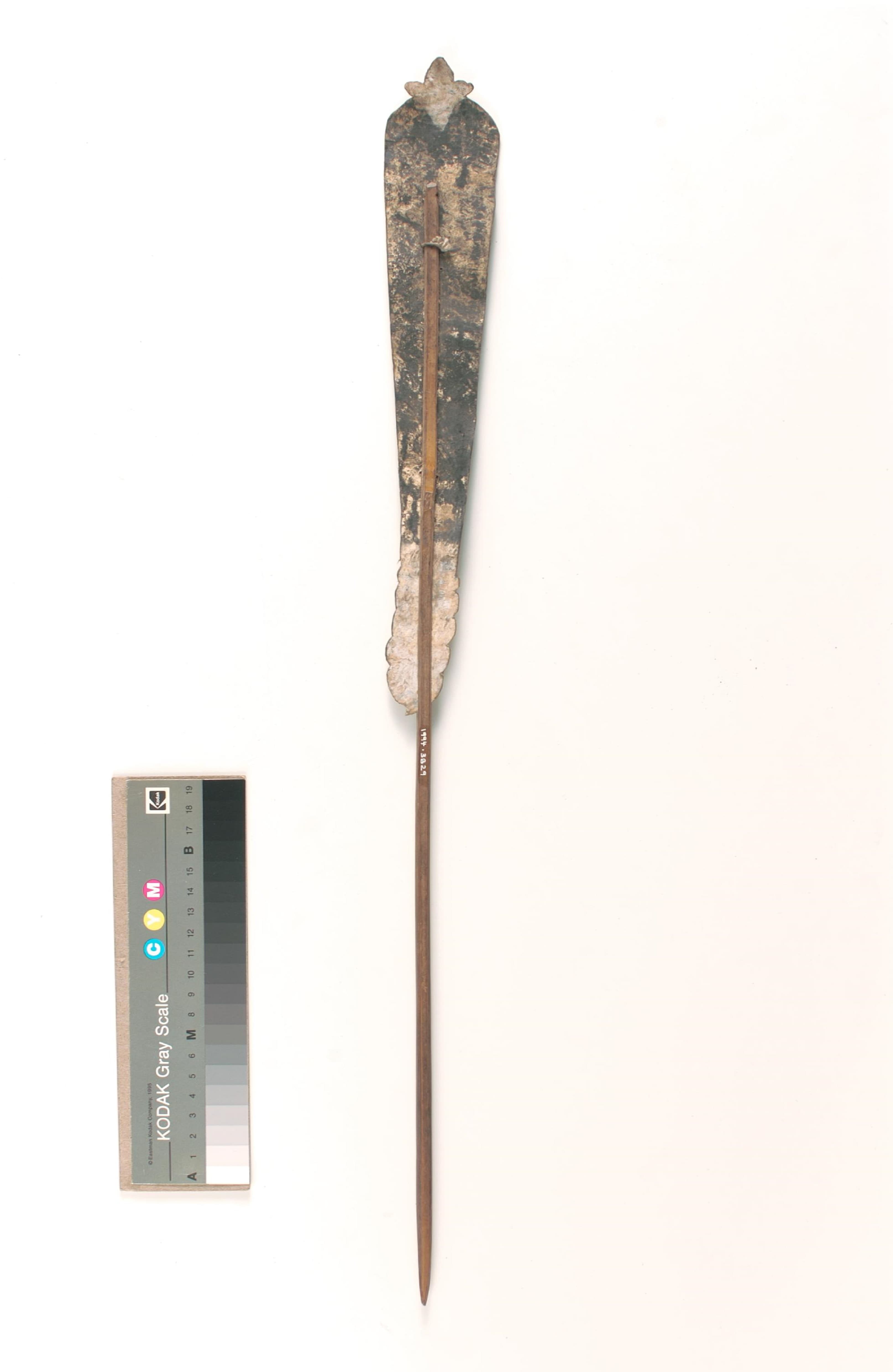 <p style="color: #000000; margin: 0in 0in 8pt;"><strong>Shadow puppet, club</strong><br><br>1994-03829<br>Java, Indonesia<br>Collection of the Asian Civilisations Museum.