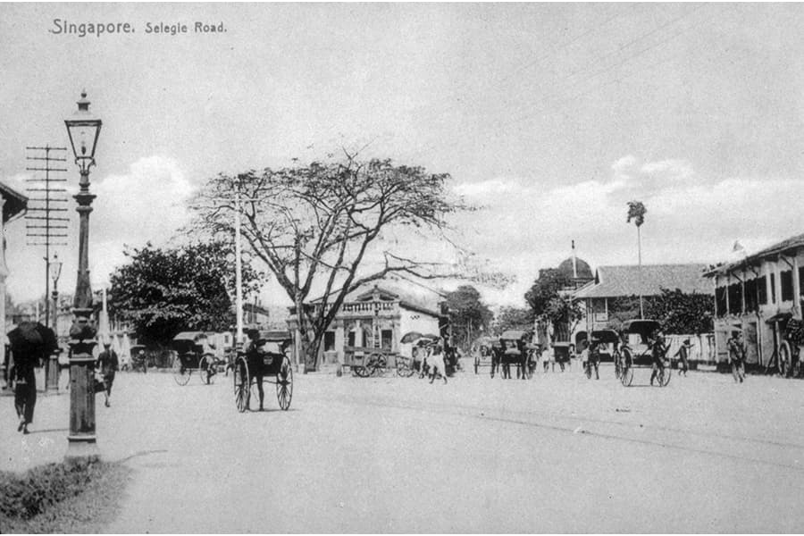 <a href="/assets/7a9920f9-bc89-4b3b-861f-bd5ef9ba7a1a/selegie-road.jpg"><strong>Selegie Road</strong></a><br>
1912<br>
<em>Robert Feingold Collection, Courtesy of National Archives of Singapore</em>