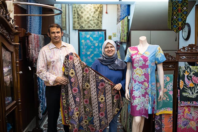 Owners of Basharahil Bros Batik