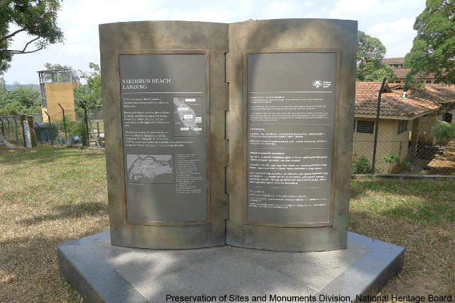 Sarimbun Beach Landing Historic Site Marker