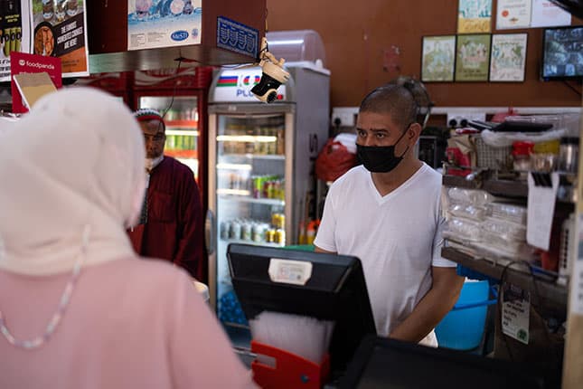Customer 1 at Kampong Gelam Cafe