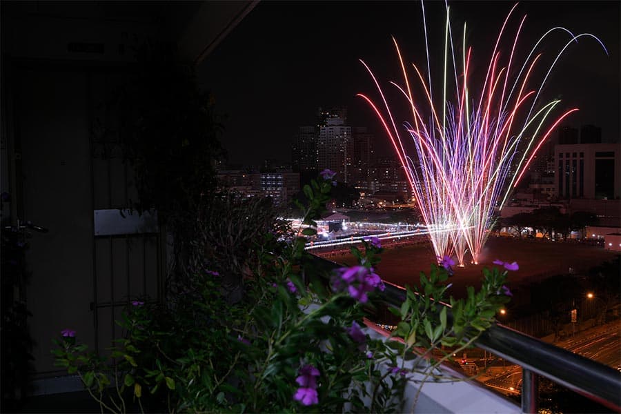 <strong>Photograph of fireworks at Bishan on National Day in 2019, in celebration of the bicentennial of the founding of modern Singapore<br>
</strong>9 August 2019<br>
Courtesy of The Straits Times, Singapore Press Holdings
