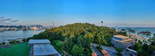 For centuries, the straits around Singapore have been a key passage within global trade routes. Commanding these waters, the island of Pulau Blakang Mati (the former name of Sentosa) was regarded as strategically important by colonial powers since the 17th century.