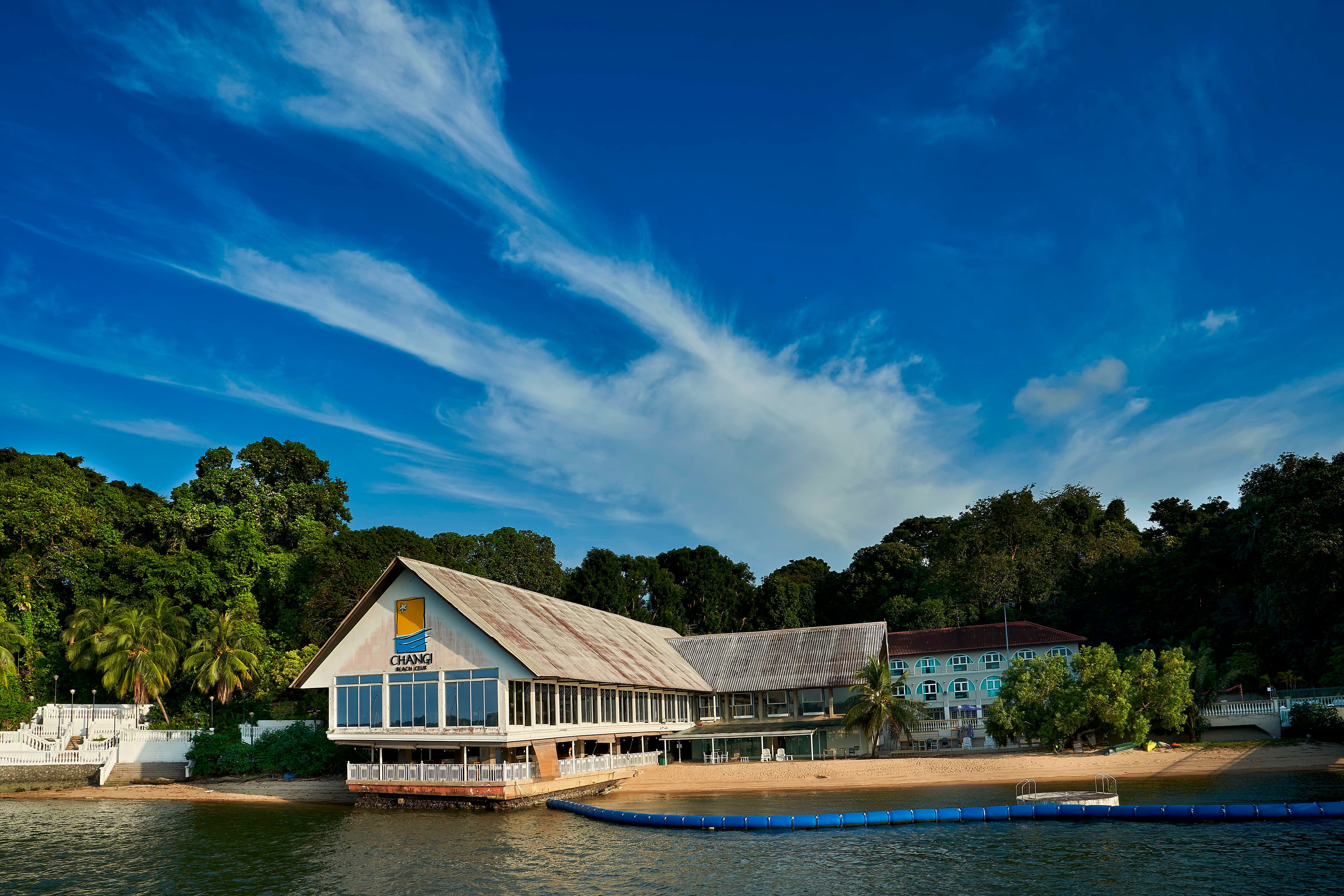Originally established as social and sporting clubs by soldiers of Changi Cantonment, and later Royal Air Force (RAF) Changi, Changi Beach Club (founded in 1950) operates as private members’ club today.